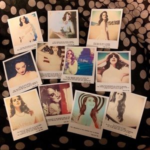Lana Del Rey's Polaroid stickers!
